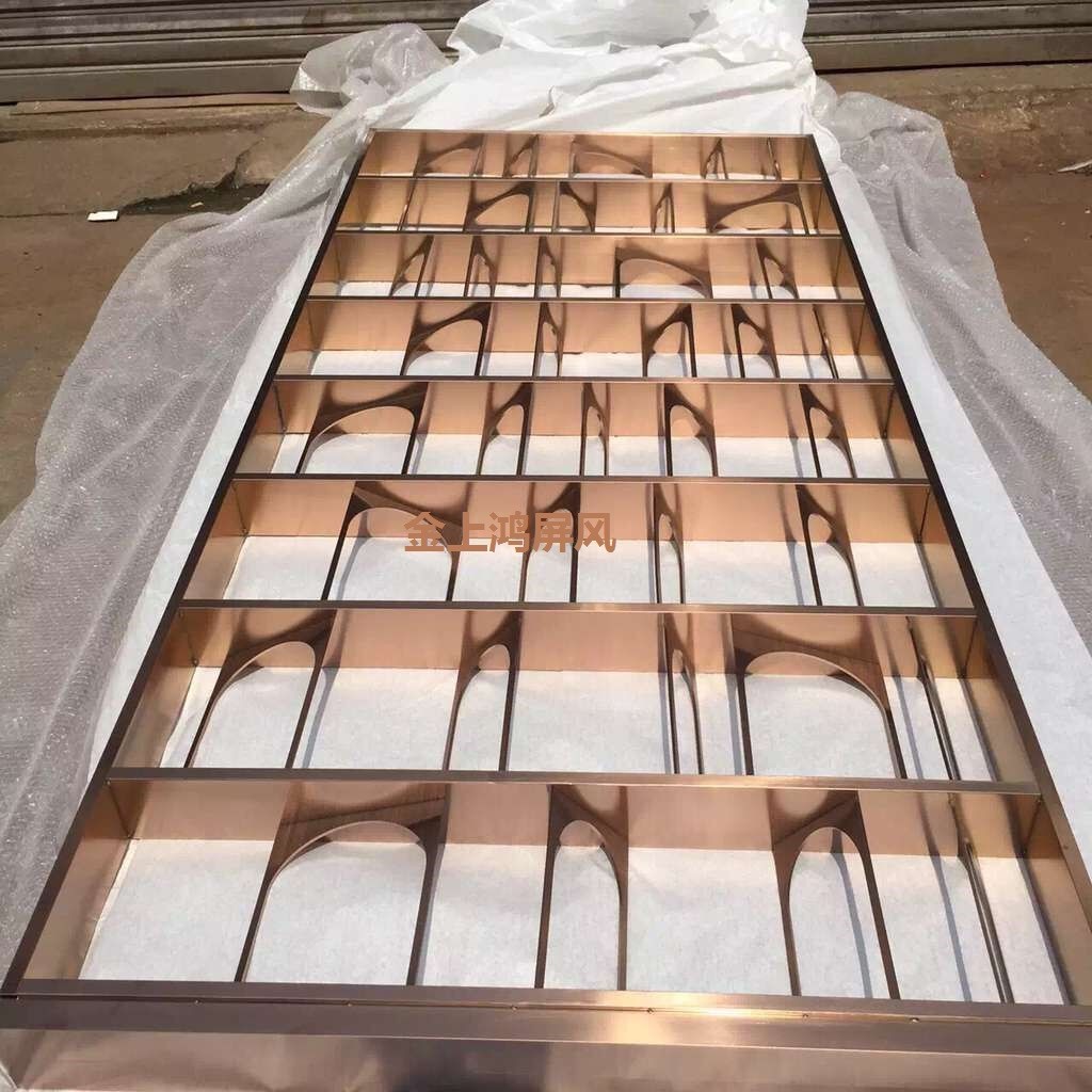 Rose Gold Stainless Steel Screen Panels For Facade/Wall Cladding/ Curtain Wall/Ceiling