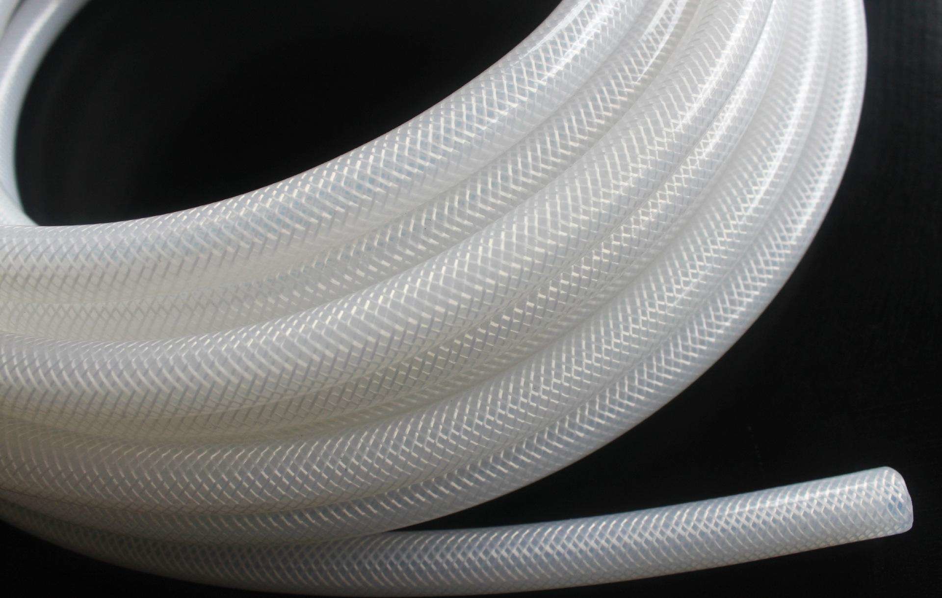 Pure Braided Silicone Tubing Anti Shedding ID Range 2-100mm For Bread Machine