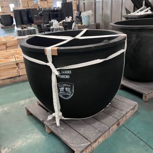 High-Temperature Copper Melting Graphite Crucible Fire Resistant Silicon Carbide