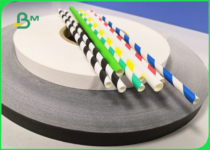 FSC Approved 14mm 15mm Slitted Paper For Food Grade Paper Straw 100% Compostable