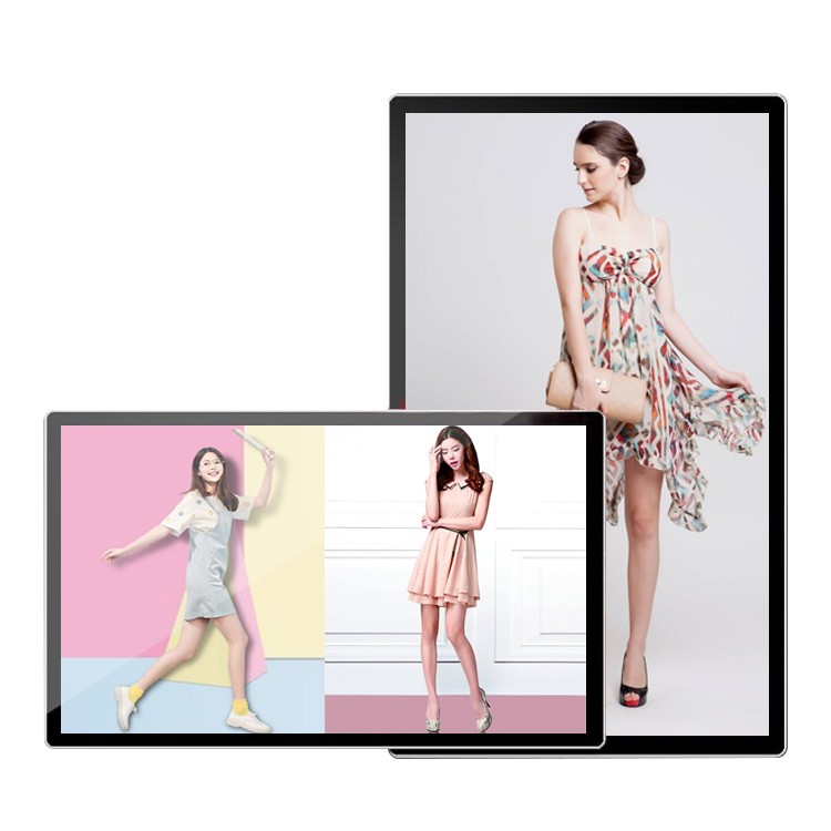 Portable Free Standing 43" inch LED LCD WIFI network Android advertising board signage menu board