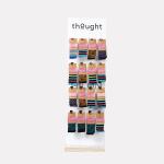 Freestanding Retail Display Stands 2-way Wooden Store Socks Display Stand