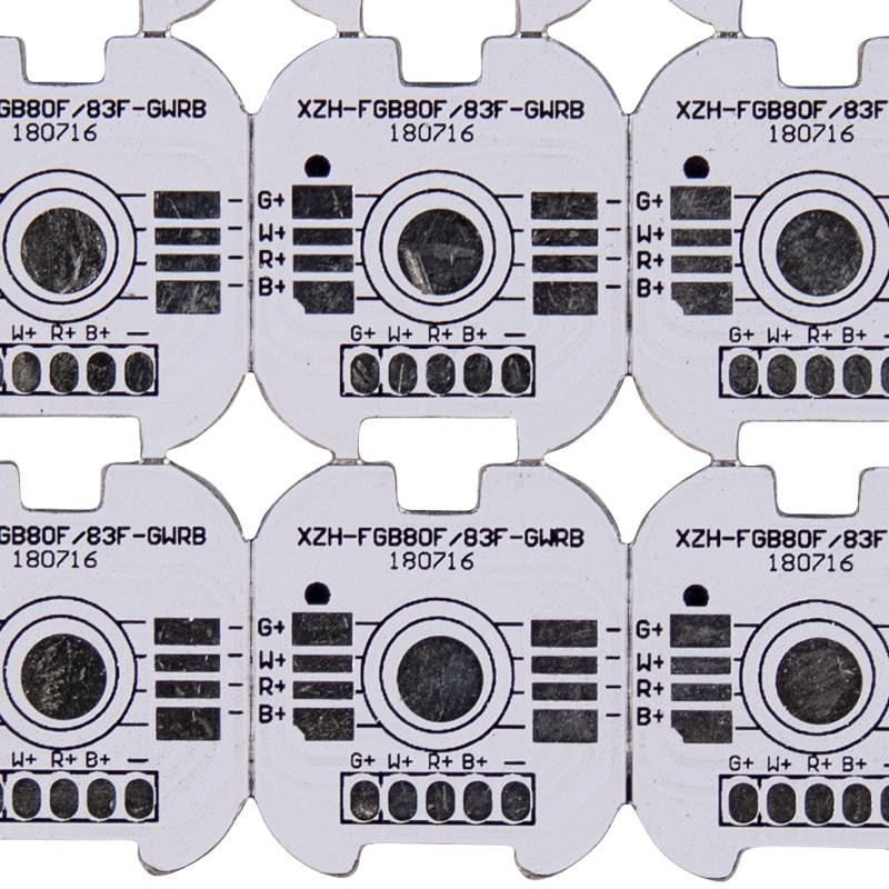 Recyclable Aluminum HASL ENIG Double Sided PCB Heat Dissipation