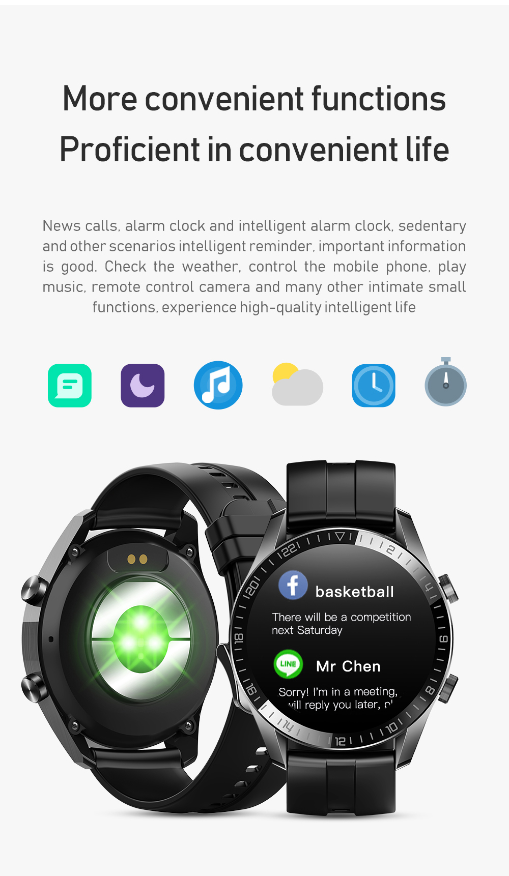 Smart Fitness IP67 Full Touch Smartwatch Customized Electronic Gifts