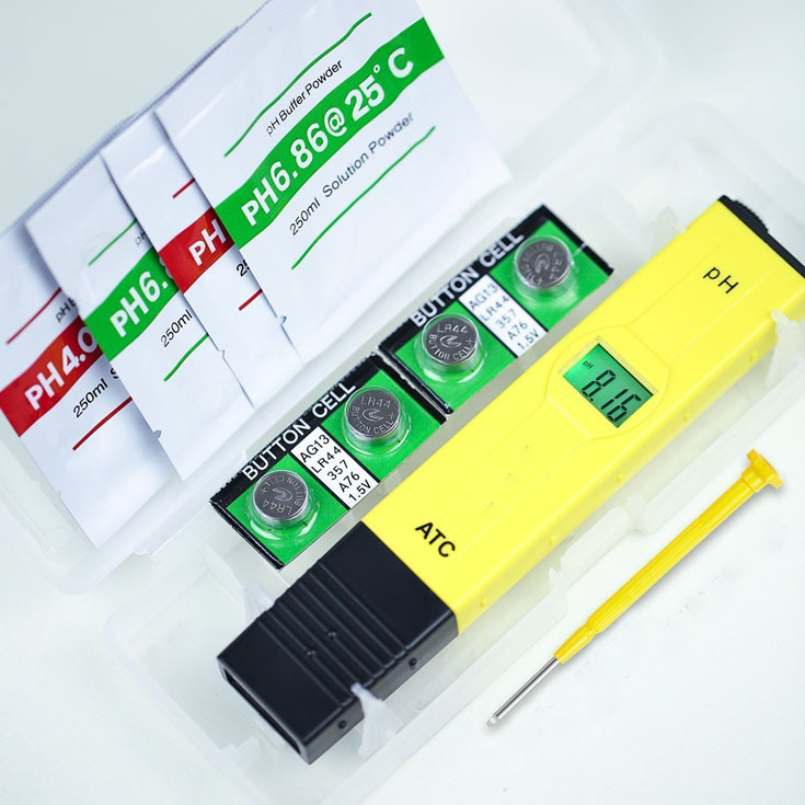 Waterproof Digital PH Meter Tester , Digital PH Pen Tester High Accuracy