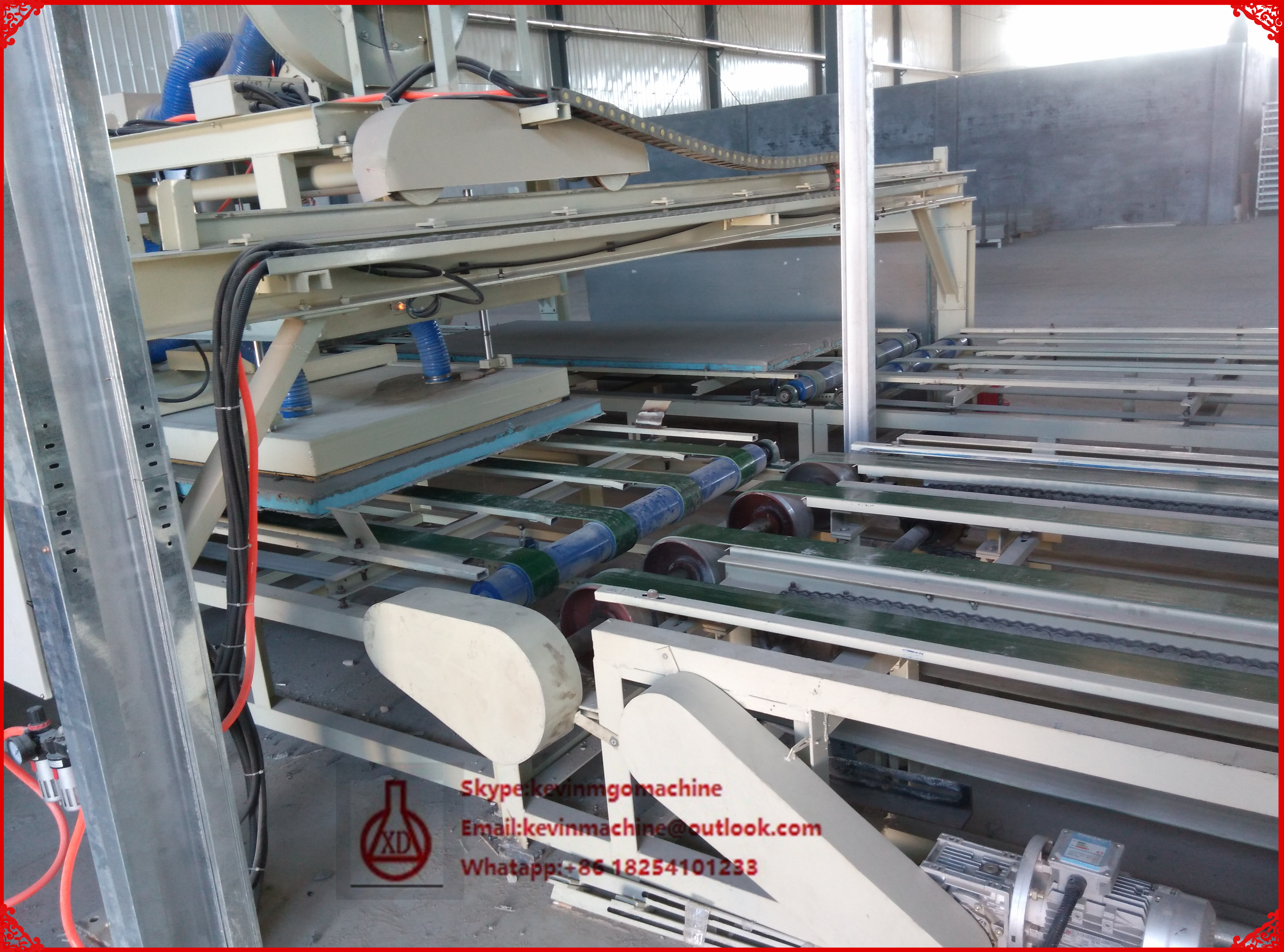Non Asbestos Fiber Cement Board Production Line With 2000SQM Larger Capacity