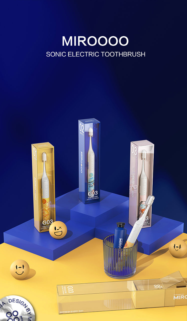 Rechargeable Oral Care Electric Toothbrush IPX7 Waterproof For Adults Teens