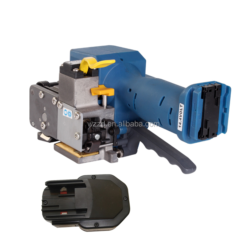 Battery Powered Plastic Strapping Tool for Packaging and Sealing Portable and Rechargeable Strapping Machine for Large Volume Operations 0.6-1.05mm