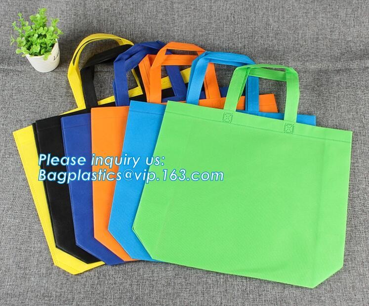Eco friendly custom slogan laminated pp non woven bag with private logo, Home textile packaging non woven bag for bed sh