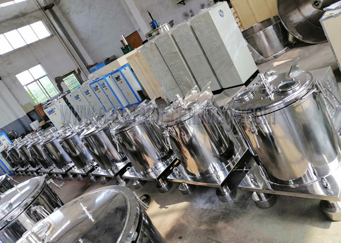 Silver CBD Oil Extraction Basket Centrifuge Machine With 12 Months Warranty