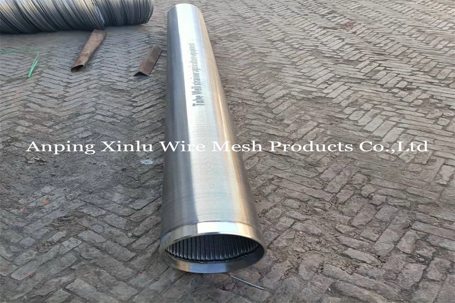 9-5/8" SS Galvanized Wedge Wire Screen Pipe Wrap Johnson Wire Screen Water Filter Tube