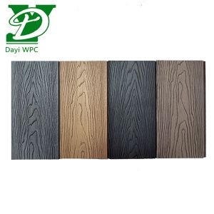 Modern Garden Rich Colors And Patterns WPC Fence Durable Weather-Resistant