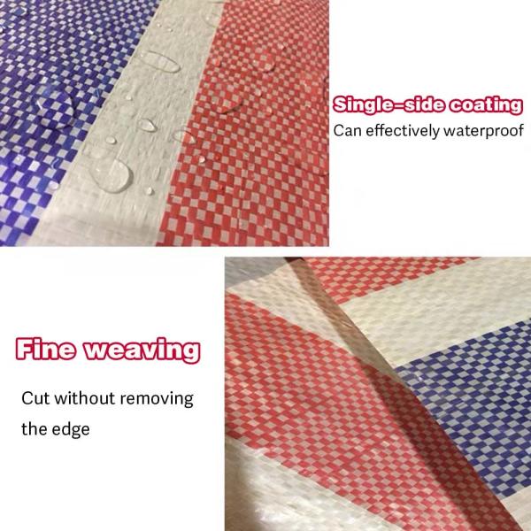 2024 PE Tarpaulin Fabric Outdoor Fish Pond Tank Plastic Sheet Tarpaulin