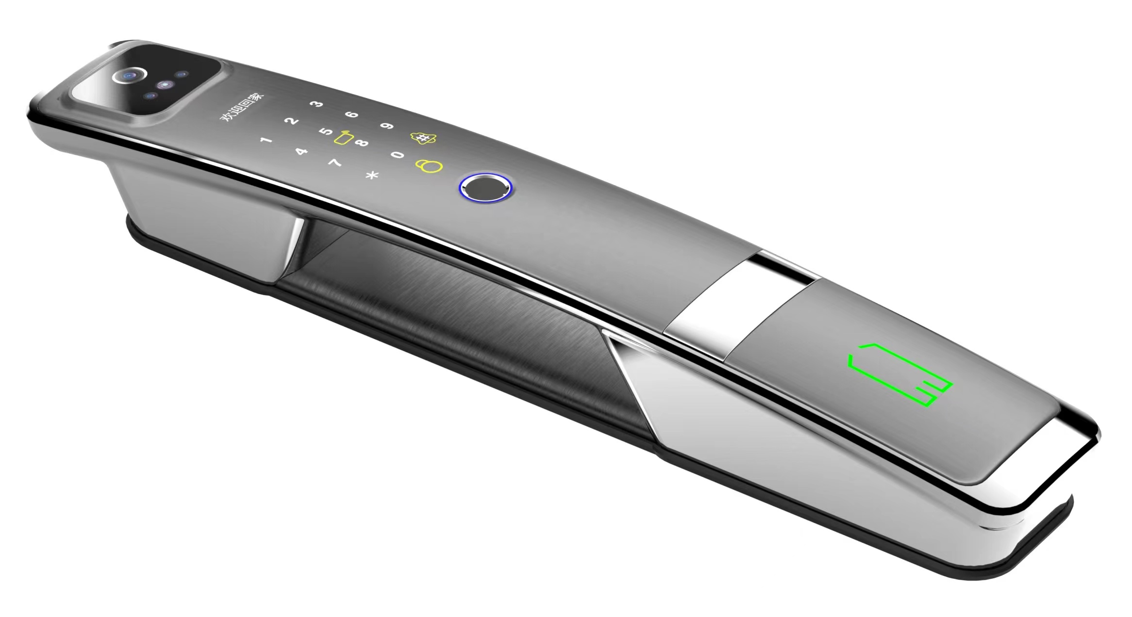 3D Face ID Door Lock Aluminum Alloy Smart Door Lock Face Recognition