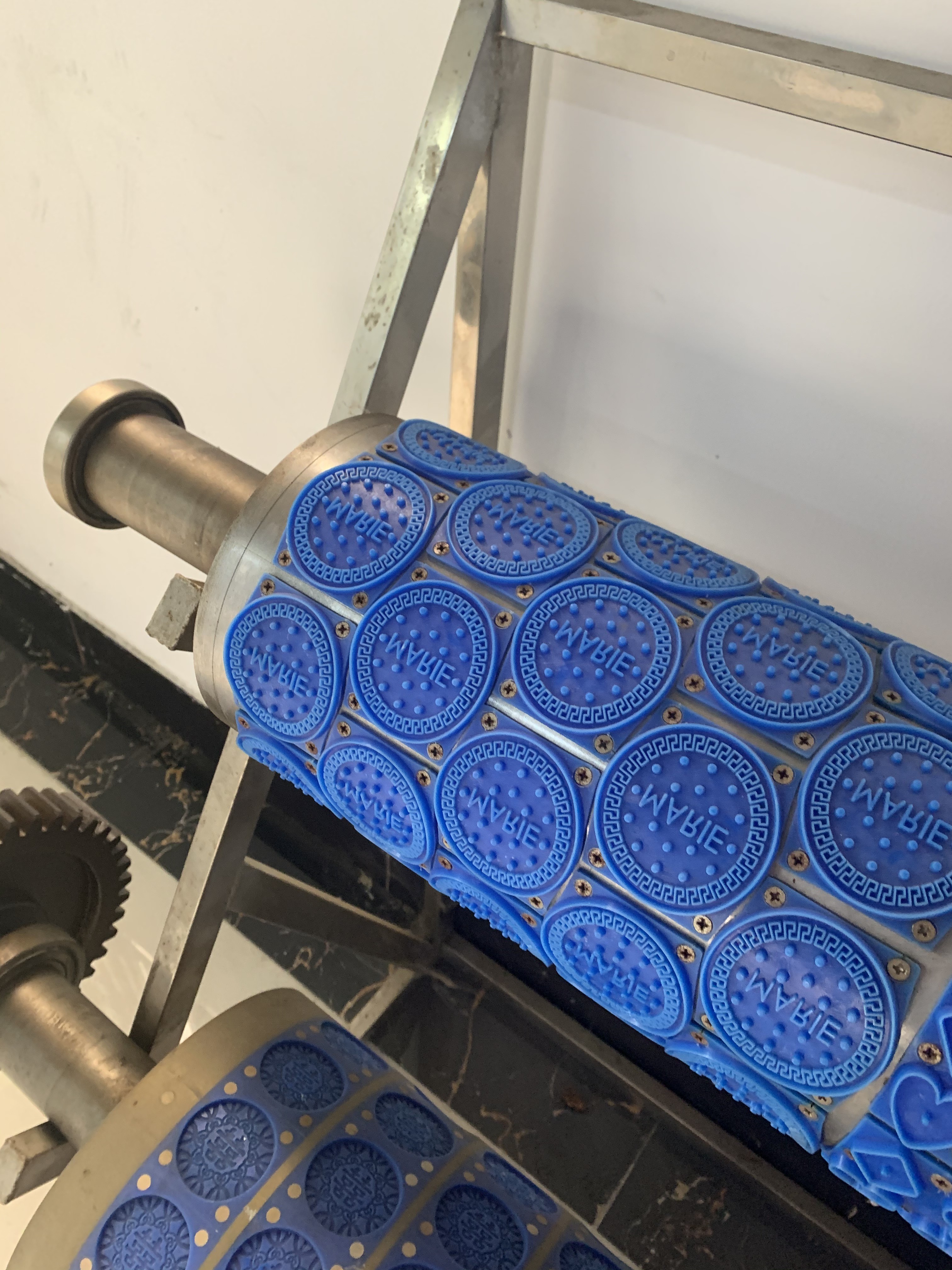 Plastic And Copper Biscuit Mould For Biscuit Making Customized Mould Roller