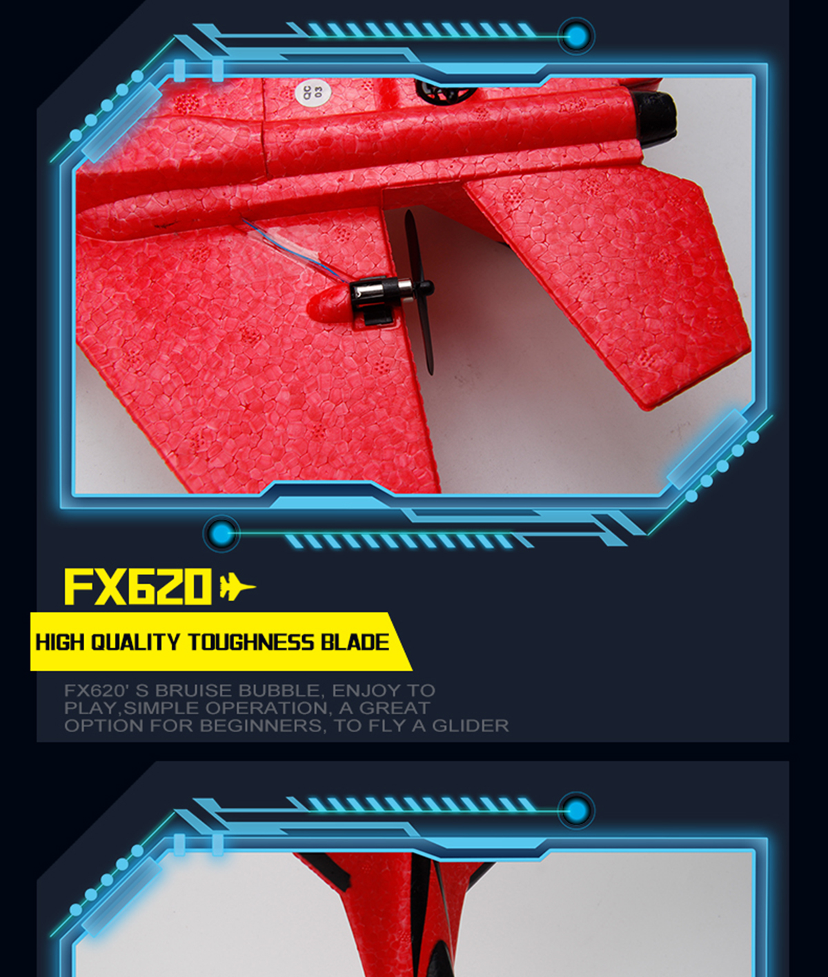2 Modes Airplane Toy 2.4GHz Remote Control Combat Aircraft for Beginner Kids Easy to Fly and Fun Birthday Surprise