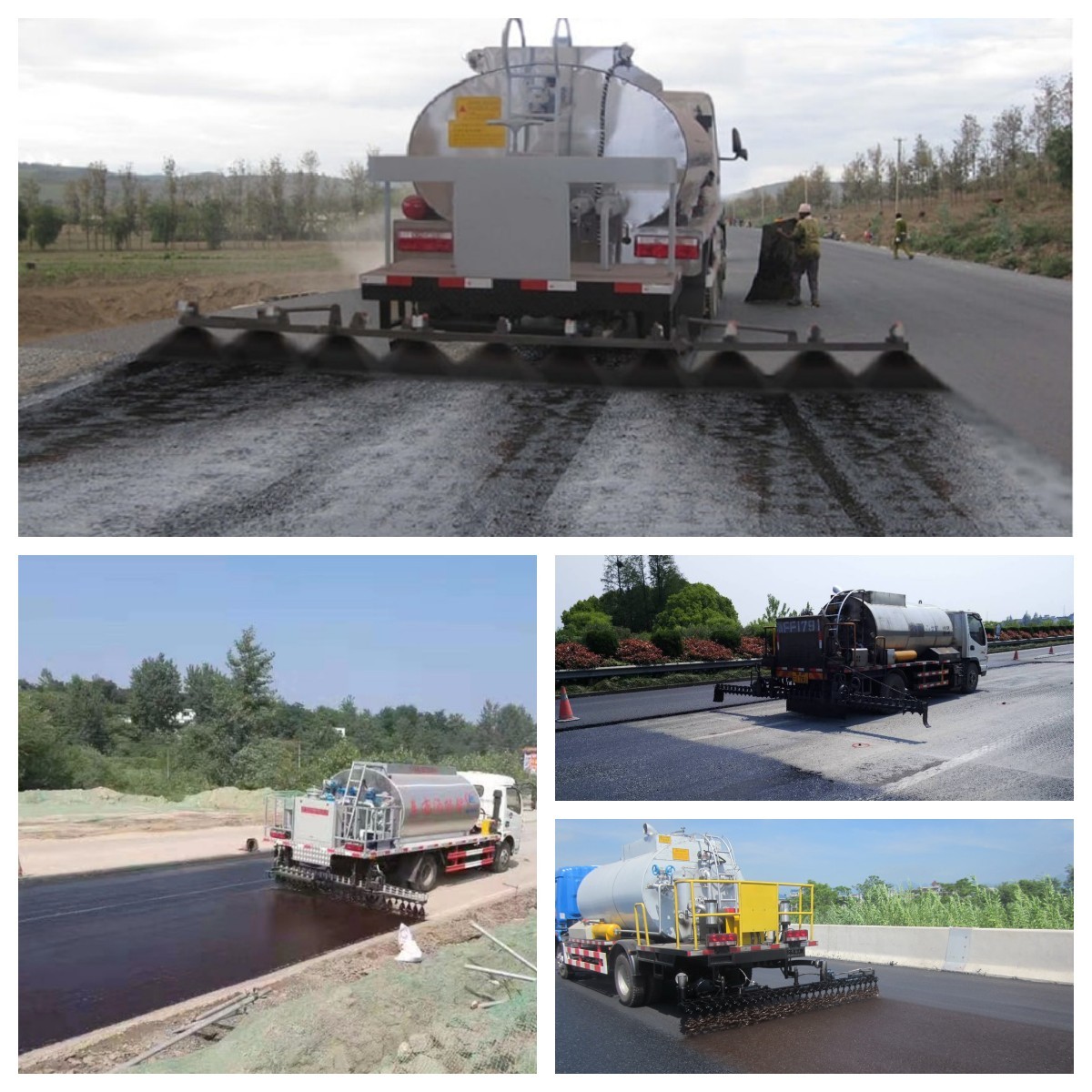 ISUZU 5cbm 6cbm Bitumen Spraying Truck For Road Construction