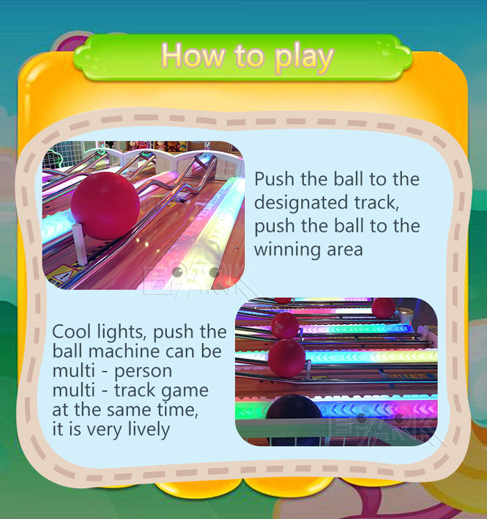 Ball Rolling Get Prize Arcade Amusement Game Machines Coin Operated
