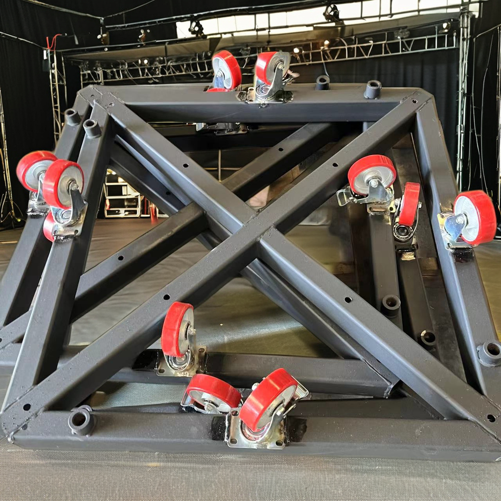 Silver Aluminum Layer Truss Aluminum DJ Lighting Truss For Outdoor Concerts