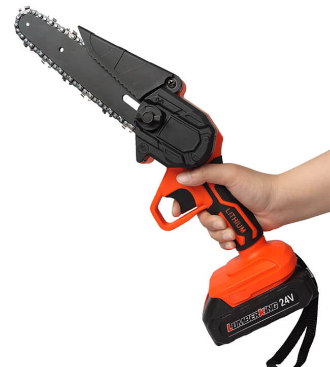 21V Pruning Saw Small Wood Spliting Machine Portable Mini Chainsaw 6 Inch