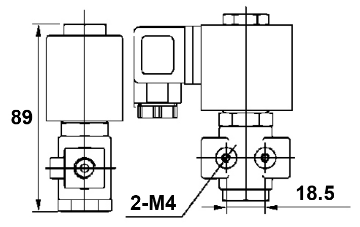 1/8'' 1/4'' M&M Type RD236 Brass Solenoid Valve 2 Way Normally Open