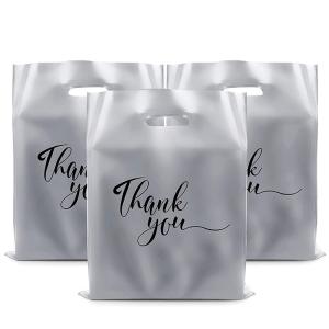  Die Cut Handle Carrying Shopping Bags 200 Microns Gravure Printing Manufactures