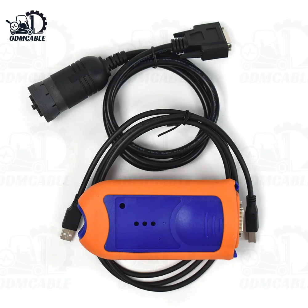 V5.3 Electronic Data Link EDL V2 Diagnostic Adapter Service EDL v2 Advisor construction Agricultrue diagnotic kit+CF19