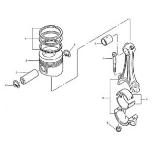China 178-6546 Engine 9T6857 Pump Group Piston Cylinder Liner 1786546 Piston Ring 9T-6857 on sale