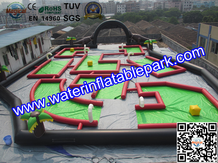 Inflatable Golf Field for Sport Game