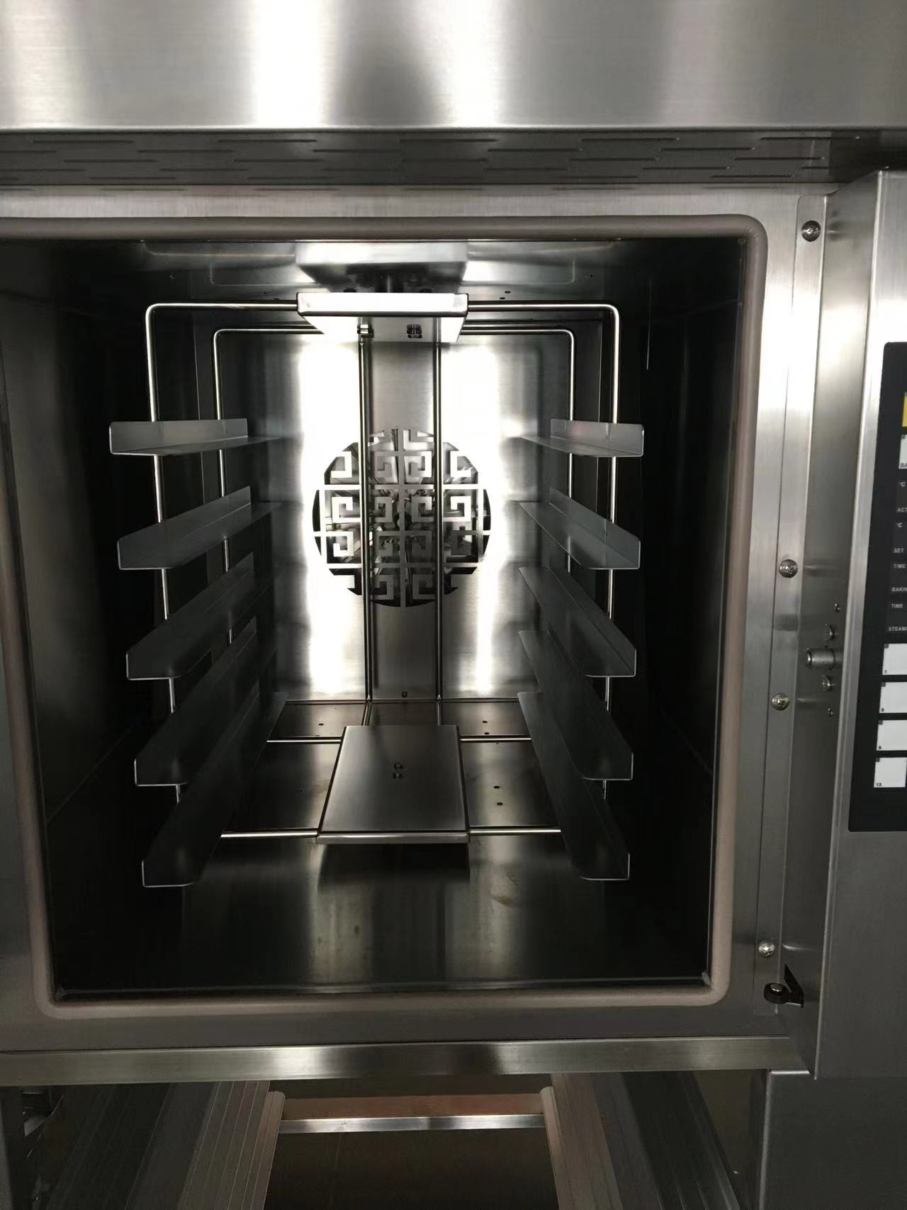 Yasur Hot Air Rotary Oven Five Trays 18x26 American Type Trays For Danish Bread And Pastry 9.5kw