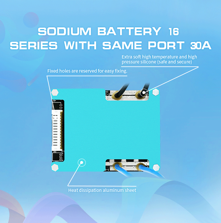 Customized BMS Battery Management System Lifepo4 20v 48v 60v 6s 7s 9s 10s 13s 16s