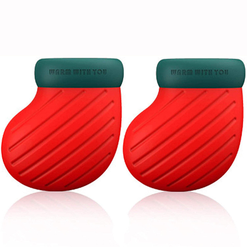 Silicone Hot Water Bag With Knitted Wrap Mini Size For Pain Relief In Waist Back Neck And Shoulders