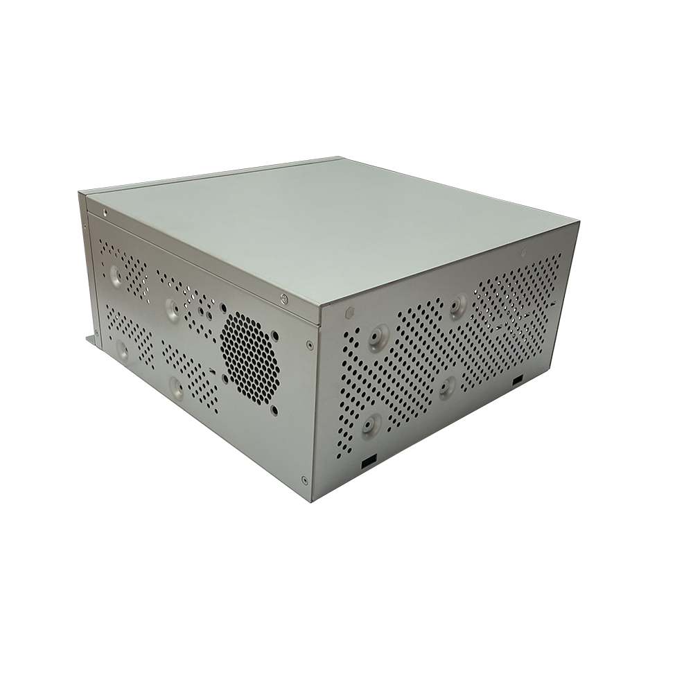 Industrial IPC Chassis Hardware Welded Aluminum Metal Shell Enclosure Chassis Cabinet 1U PC Case Project