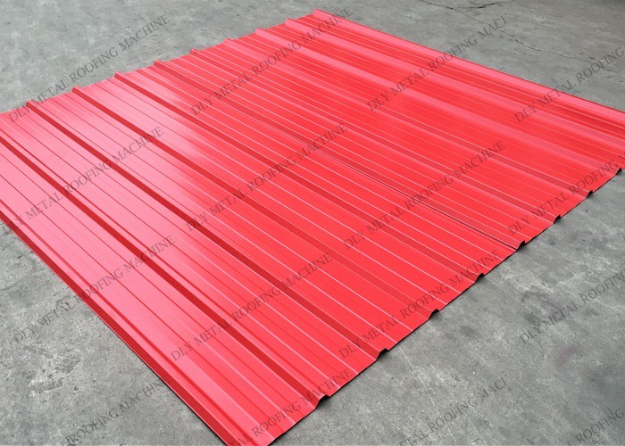 380V Aluminium Roofing Sheet Making Machine 0.3mm Tile Forming Equipment