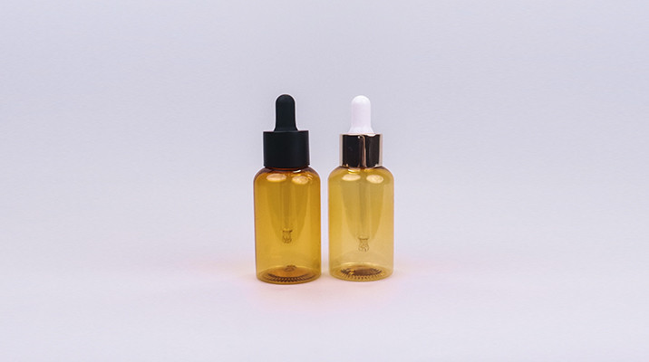 Amber PET Amber Glass Eye Dropper Bottles 60ml For Precise Liquid Dispensing Luxury Glass Dropper Bottles