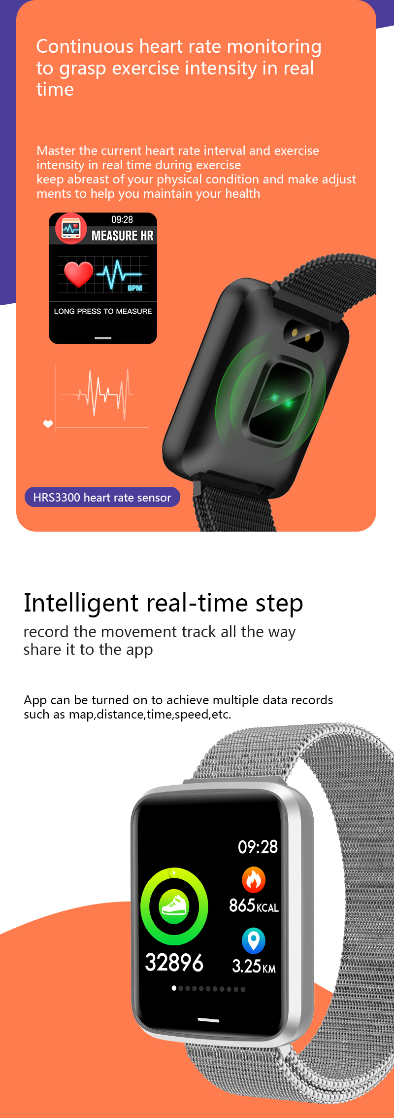 H19 smart watch ECG Ring Amazfit Gts Watch IP68 OEM RFID Silicone Wristband Temperature Instruments Detection Exercise