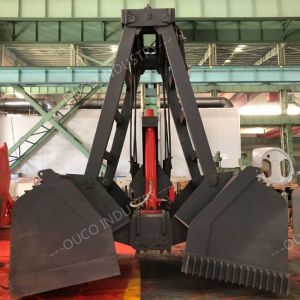 12CBM Wireless Remote Control Grab Clamshell Crane Bucket Radio 630mm