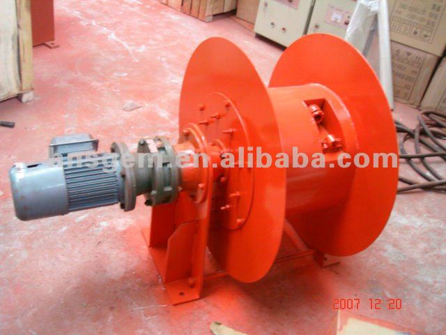 Magnetic Coupling Type Steel Cable Winding Drum 100m