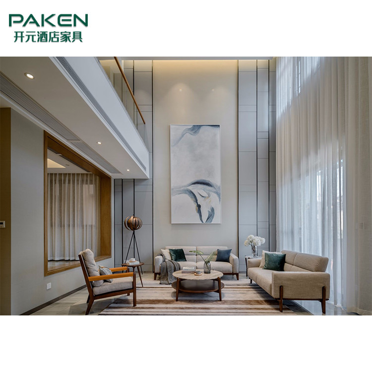 Warm And Concise Style Customize Modern Villa Furniture Living Room Furniture