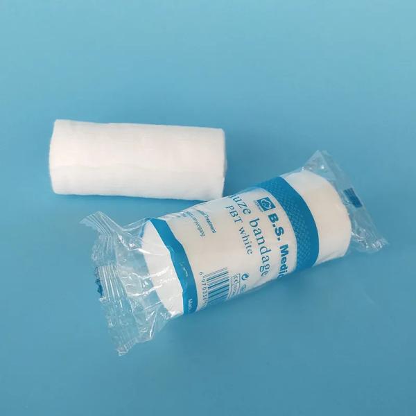 Different Sizes White BPT White Gauze Bandage Surgical Cotton With High