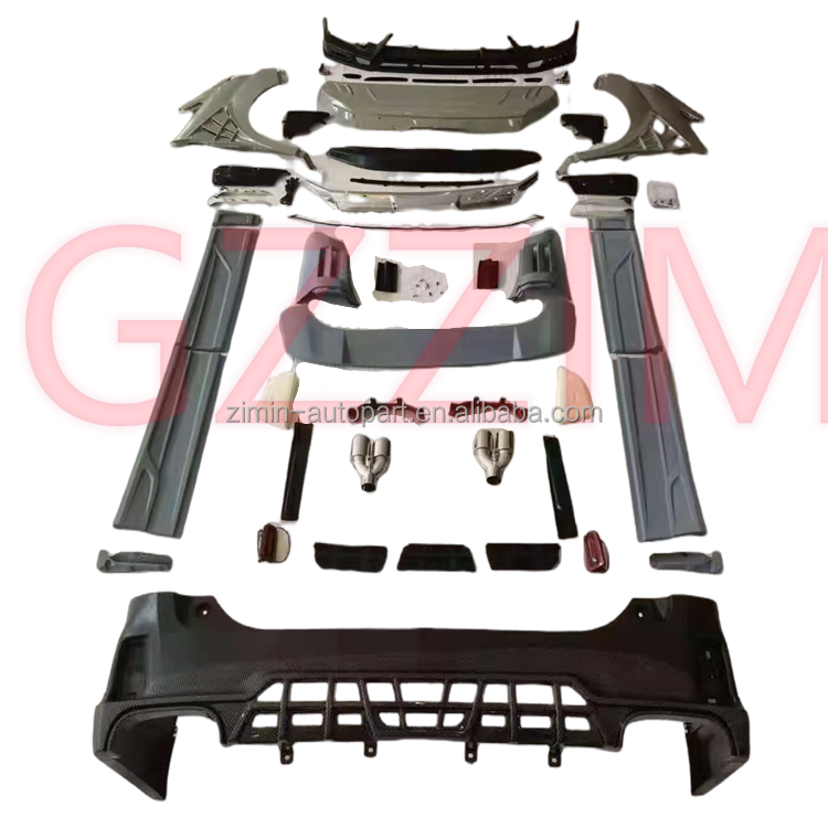 Car Bodykit Front And Rear Bumper Lip For Toyota Alphard 2015-2018