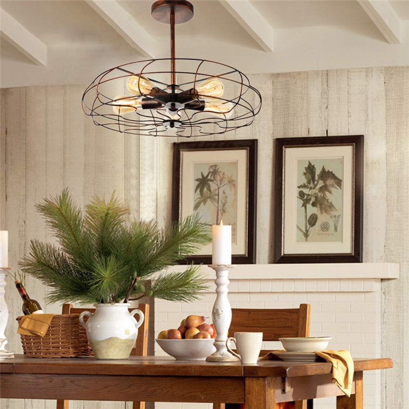 LED Pendant Lights Industrial Style Metal for Living Room Kitchen Retro Loft Pendants Ligh(WH-VP-188)