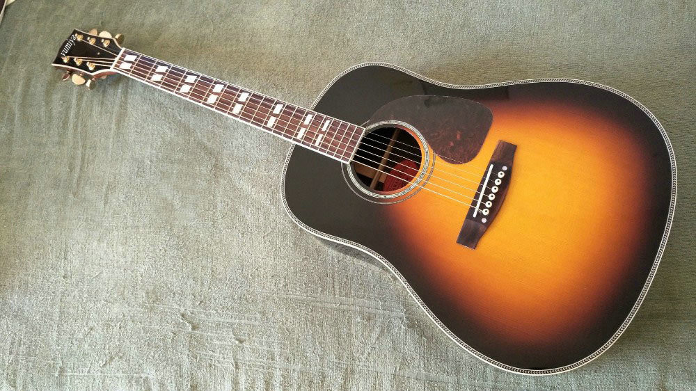 Custom Acoustic Guitar 43 inches G200 Cutaway acoustic electric guitar
