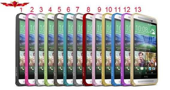100% Qualify Brand New Hippocampal Buckle Metal Bumper For HTC One E8 Multi