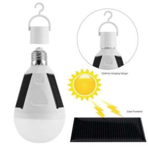 China Multifunctional IP65 Solar Rechargeable Led Bulb / 7W 12W Solar Energy Charging Lamp on sale