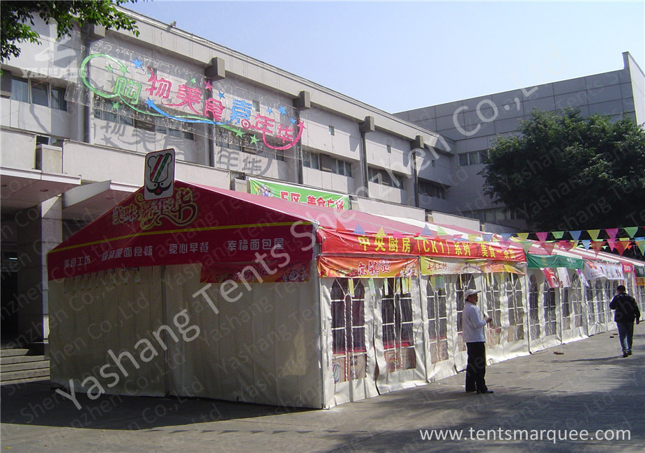 High Strong temporary shelters , outdoor Fabric tents Anodized Aluminum Alloy Framed