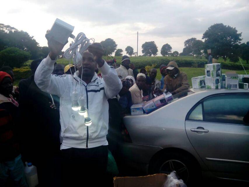 Portable Solar System with 3 Lamps and Mobile Phone Charging