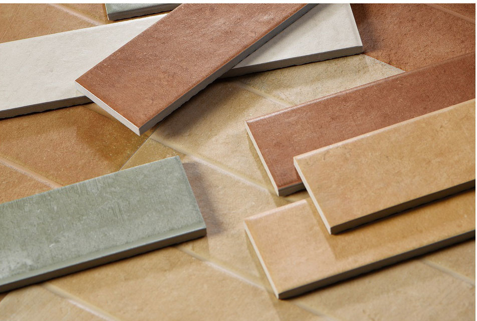Non-Slip Indoor Tiles And Textured Ceramic Wall Tiles For Living Room 400x800mm Light Brown