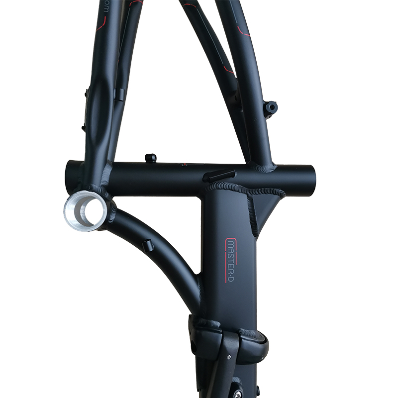 20" Aluminum Alloy Folding Bike Frame with Gloss Surface Processing Mode Suitable