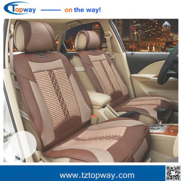 microfiber pu leather crochet hook knit Car Seat Cover 2015-2016 Protect Car